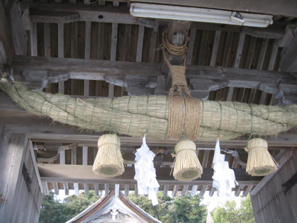 神門の注連縄